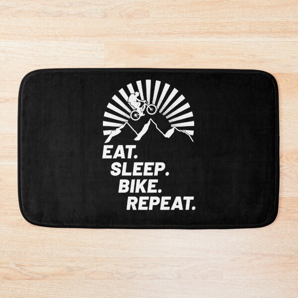 Item preview, Eat Sleep Bike Repeat! Mountain Bike Outdoor Bike Downhill Trail Mountains E-Bike designed and sold by VollNiceDesign.