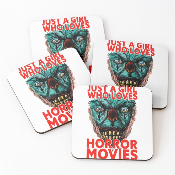 Item preview, Just A Girl Who Loves Horror Movies Clown Scream Halloween New How Scary Wake Up Slasher Sweat Funny designed and sold by ScreamHalloween.