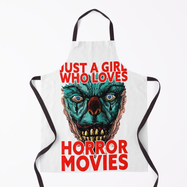 Item preview, Just A Girl Who Loves Horror Movies Clown Scream Halloween New How Scary Wake Up Slasher Sweat Funny designed and sold by ScreamHalloween.
