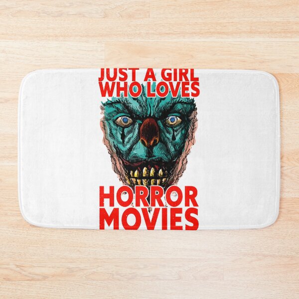 Item preview, Just A Girl Who Loves Horror Movies Clown Scream Halloween New How Scary Wake Up Slasher Sweat Funny designed and sold by ScreamHalloween.