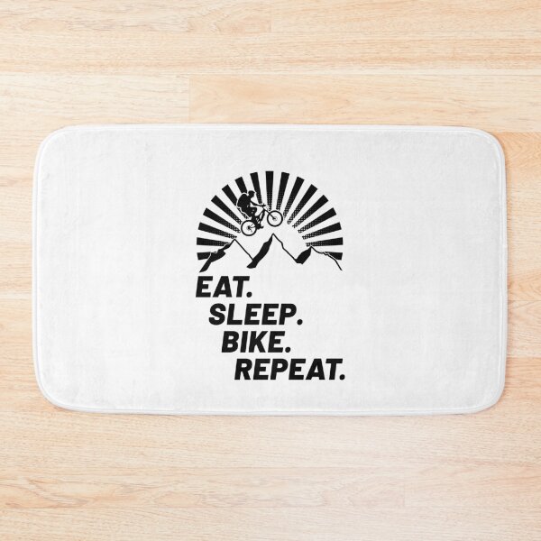 Item preview, Eat Sleep Bike Repeat! Mountain Bike Outdoor Bike Downhill Trail Mountains E-Bike designed and sold by VollNiceDesign.