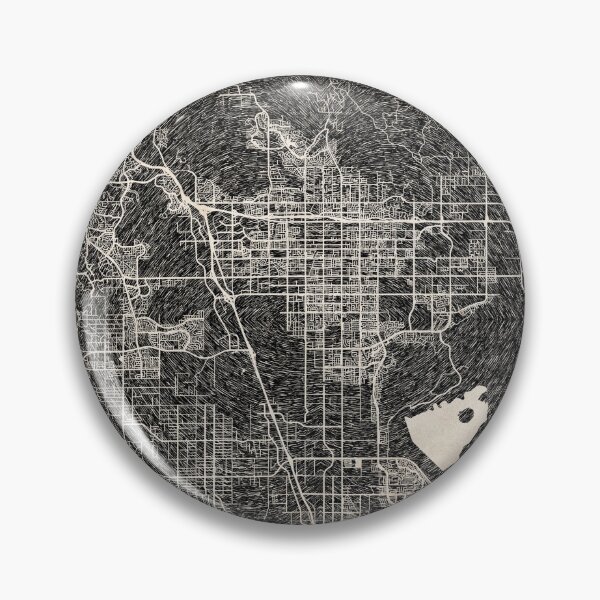 Item preview, Moreno Valley map California Ink lines designed and sold by InkMaps.