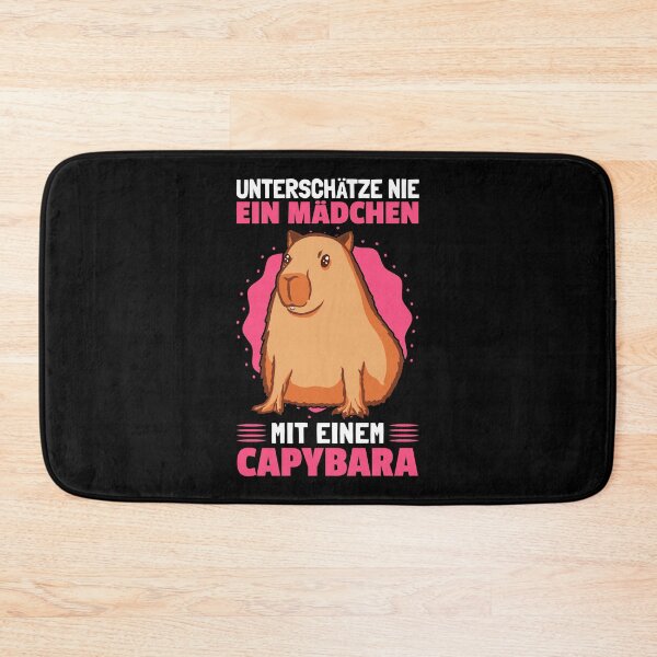Item preview, Girl with Capybara Capybara Rodent designed and sold by madgrfx.