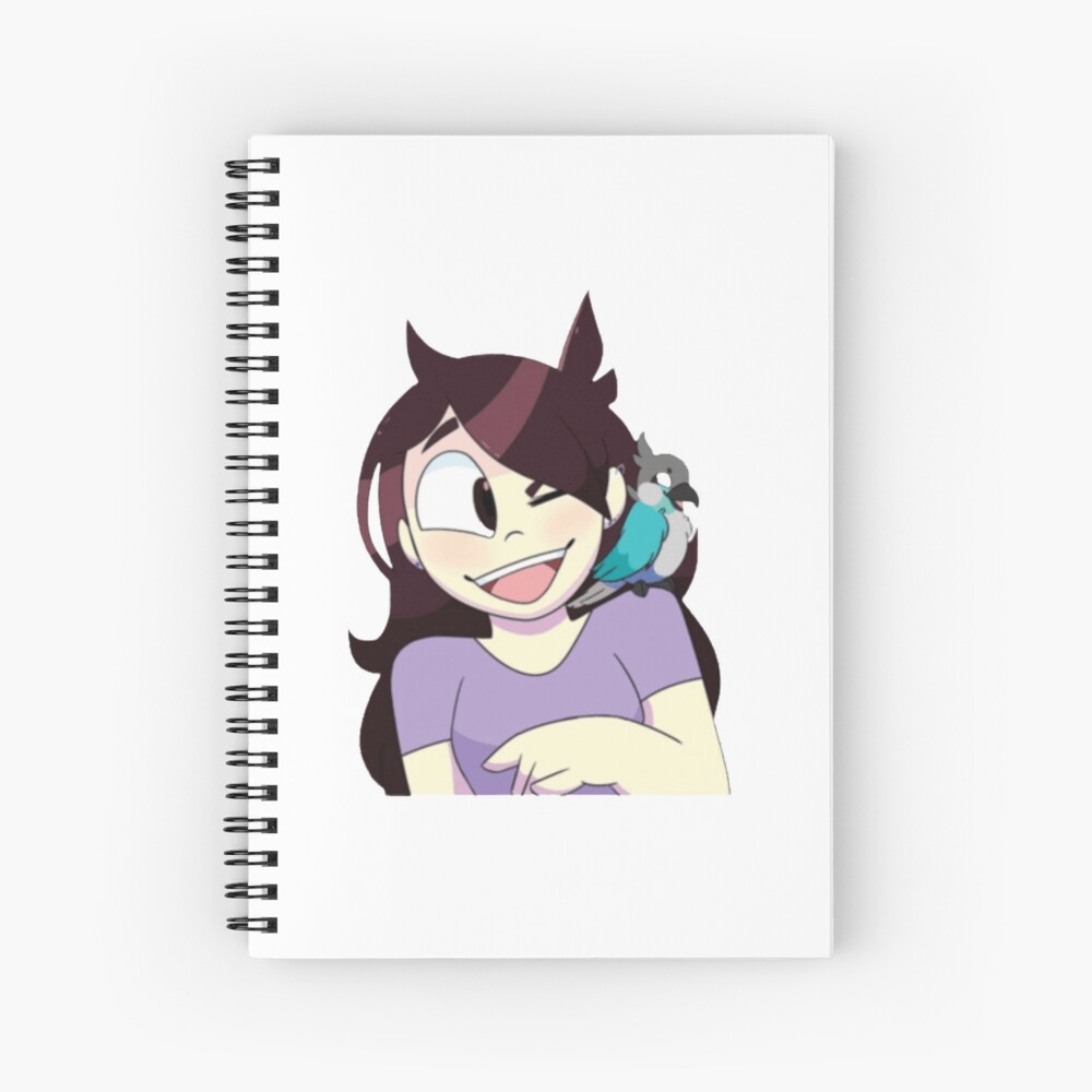 QSMP Jaiden Animations slaying Spiral Notebook by BonnBr111