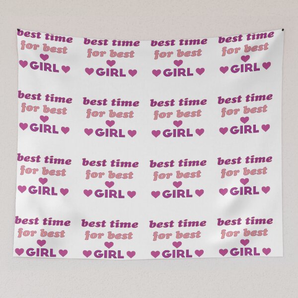 Item preview, Best time for best girl designe designed and sold by TandosArt.