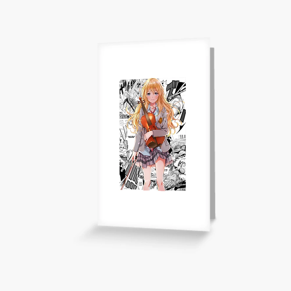 Shigatsu Wa Kimi No Uso - Kaori Greeting Card for Sale by foxxykitten