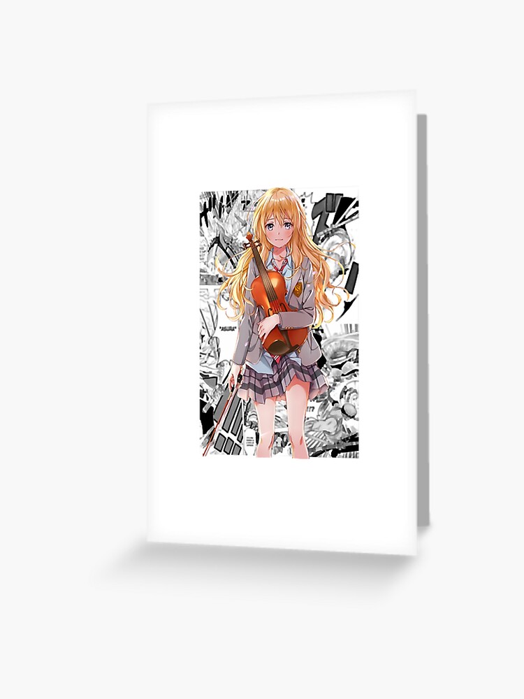 Shigatsu Wa Kimi No Uso - Kaori Greeting Card for Sale by