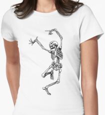 Dance your bones off Women's Fitted T-Shirt