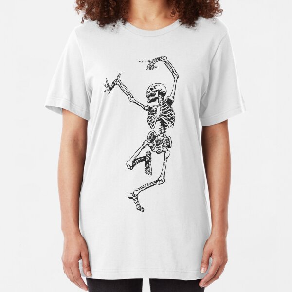 Dance your bones off Slim Fit T-Shirt