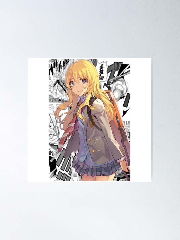 Your Lie In April Shigatsu Wa Kimi No Uso Arima And Kaori Poster for Sale  by SDStore03