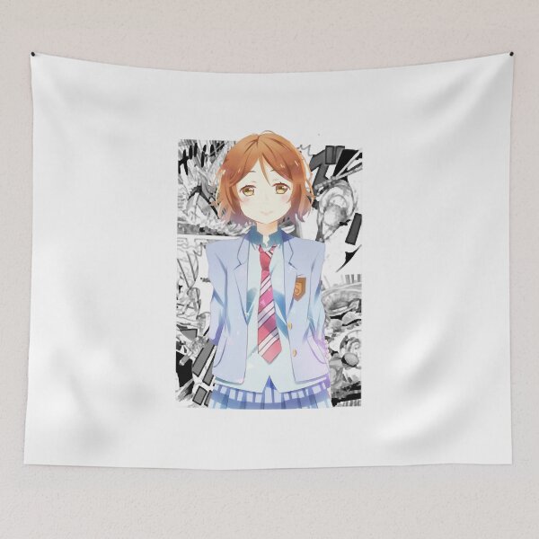 Item preview, Tsubaki Sawabe Your Lie in April Shigatsu wa Kimi no Uso Manga Style  designed and sold by BettyQuincy.