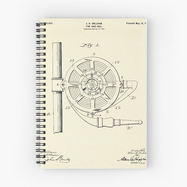 Item preview, Fire Hose Reel-1901 designed and sold by paulrommer.