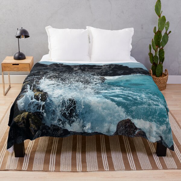 Item preview, High sea waves hitting rocks designed and sold by vinit53.