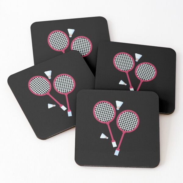 Item preview, 2 BADMINGTON rackets in RED designed and sold by jazzydevil.