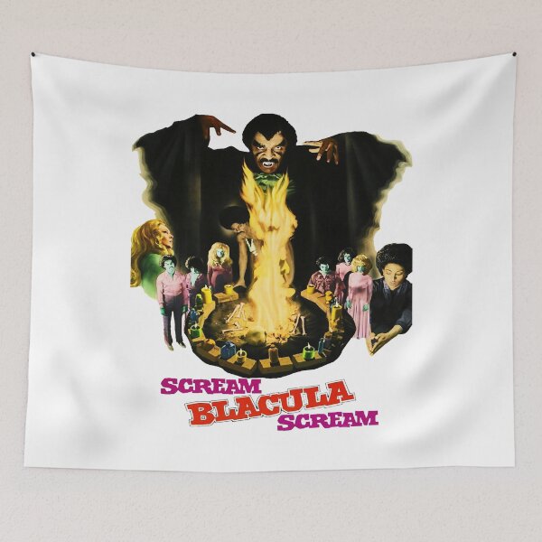 Item preview, Scream Blacula Scream Horror Halloween New How Scary Wake Up Slasher Sweat Funny designed and sold by ScreamHalloween.