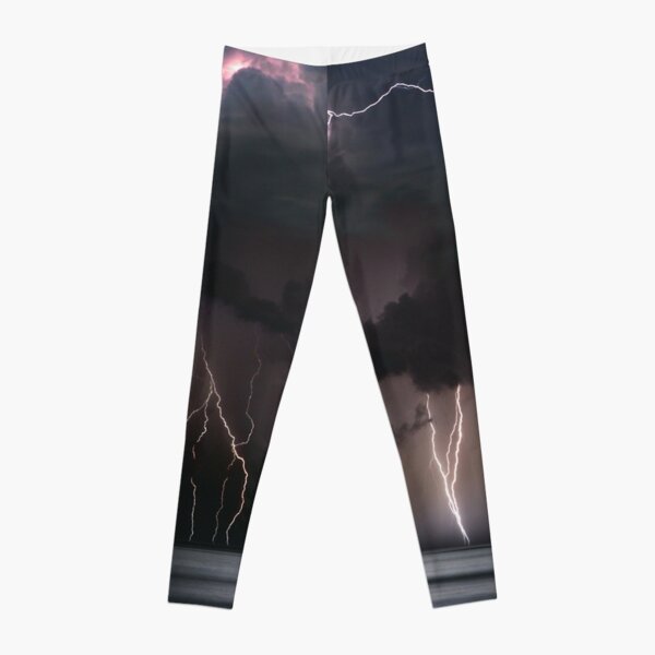 Thunder And Lightning Leggings for Sale