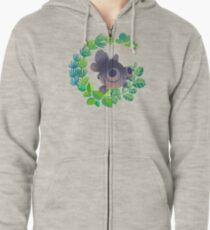 Black Moor Zipped Hoodie