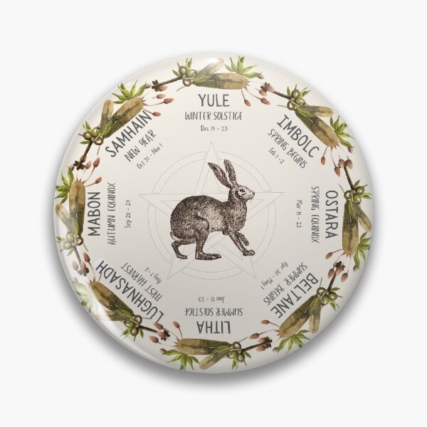Item preview, The Witch Seasons - Pagan Wheel of the Year designed and sold by ThreeHaresMedia.