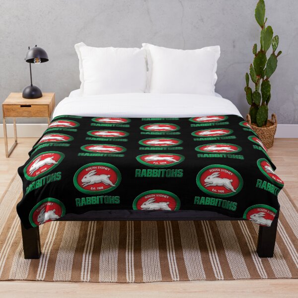 BEST SELLING - South Sydney Rabbitohs MERCHANDISE Throw Blanket