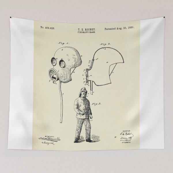 Item preview, Fireman´s Mask-1889 designed and sold by paulrommer.
