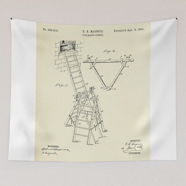 Item preview, Fireman's Tower-1884 designed and sold by paulrommer.