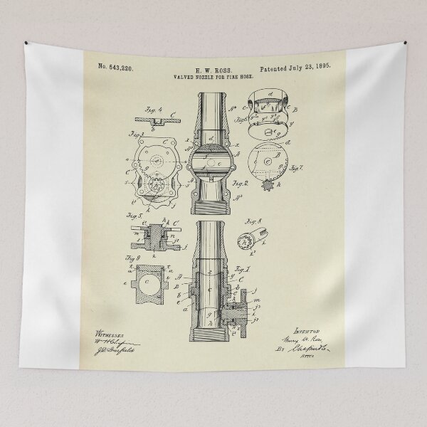 Item preview, Valved Nozzle for Fire Hose-1895 designed and sold by paulrommer.