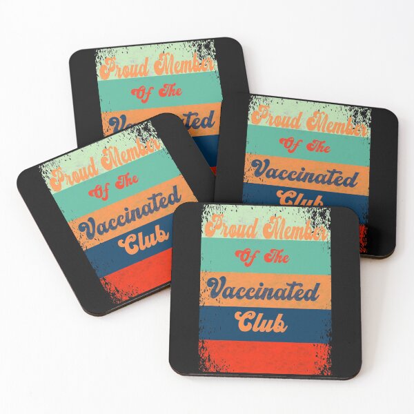 Item preview, Proud Member Of The Vaccinated Club designed and sold by Hema Thilakaratne.