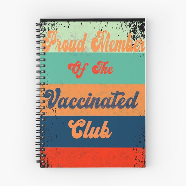 Item preview, Proud Member Of The Vaccinated Club designed and sold by Hema Thilakaratne.