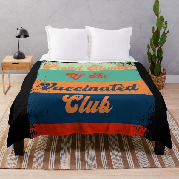 Item preview, Proud Member Of The Vaccinated Club designed and sold by Hema Thilakaratne.