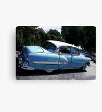 1956 Blue Chevy; Historical Front Street 12th Annual Car Show; Norwalk, CA USA Canvas Print