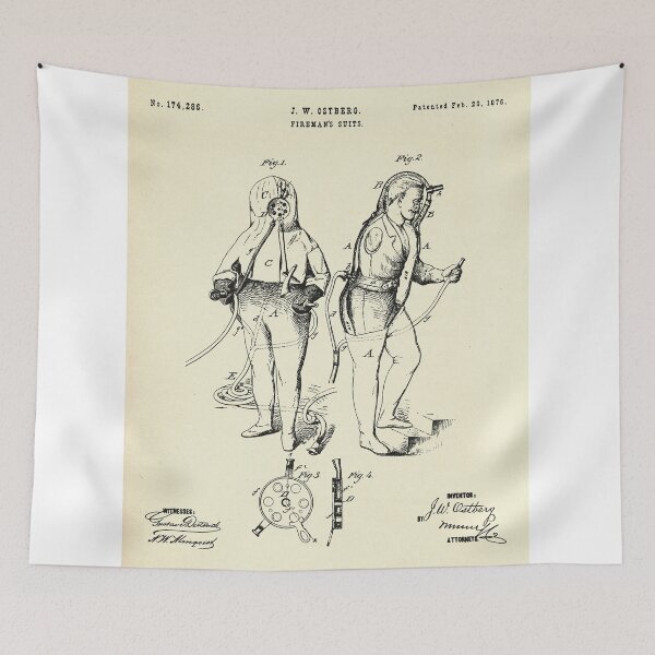Item preview, Fireman's Suits-1876 designed and sold by paulrommer.