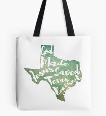 God Jesus Texas Tote Bag