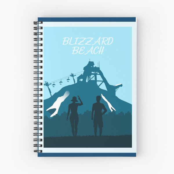 Item preview, Blizzard Beach - Minimalist Travel Style - Theme Park Art designed and sold by MainStreetStudo.