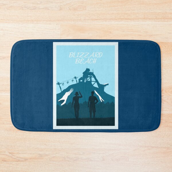 Item preview, Blizzard Beach - Minimalist Travel Style - Theme Park Art designed and sold by MainStreetStudo.