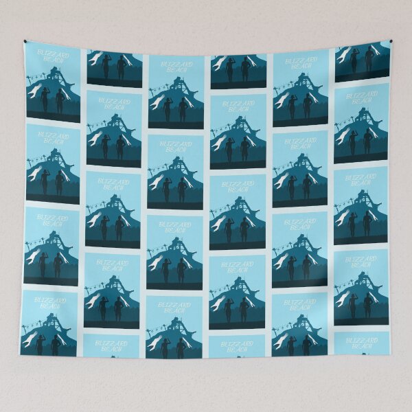 Item preview, Blizzard Beach - Minimalist Travel Style - Theme Park Art designed and sold by MainStreetStudo.