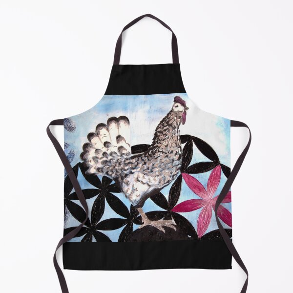 Item preview, Sacred rooster with flower of life designed and sold by univkat.