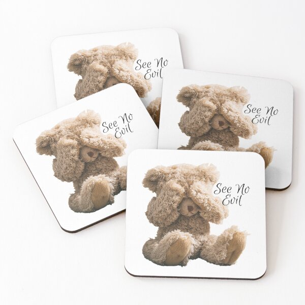 Item preview, See No Evil Teddy designed and sold by teddybeartees.