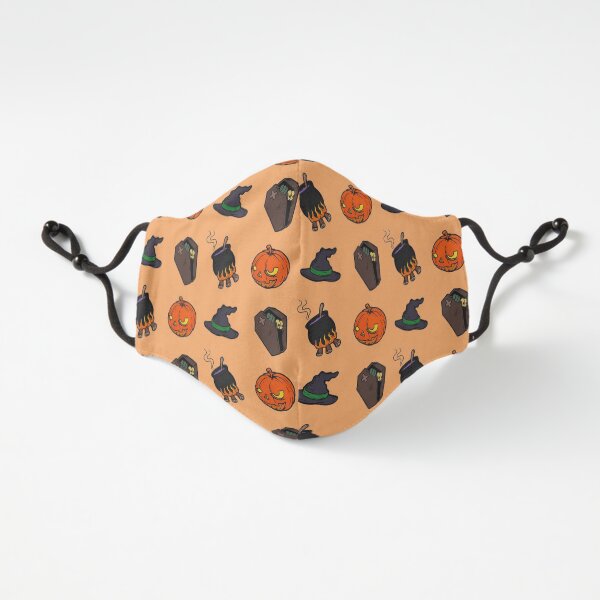 Cute Halloween Pattern Fitted 3-Layer