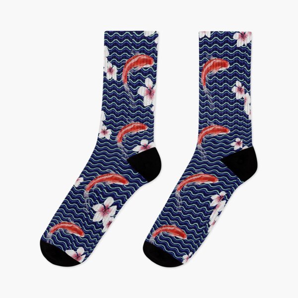 Item preview, Red Koi Seamless Pattern designed and sold by Dream Bloom Gallery.