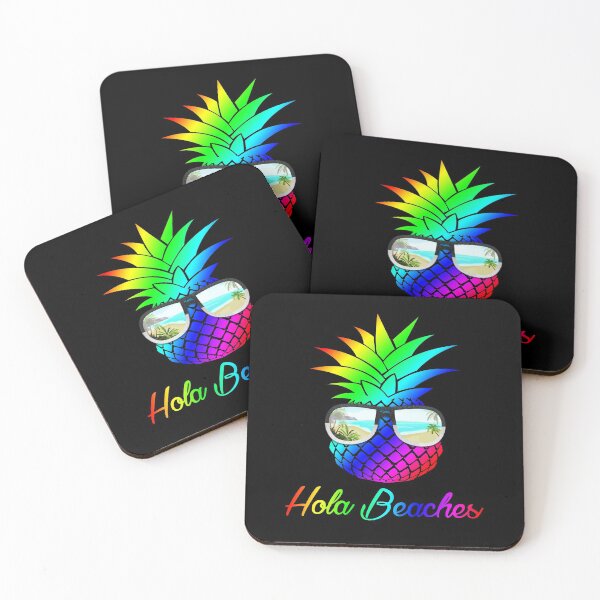 Item preview, Diseño de verano de piña Hola Beaches designed and sold by primetee.