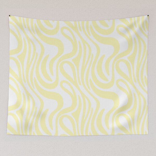 Item preview, Swirly yellow pattern  designed and sold by LemonbatStudio.