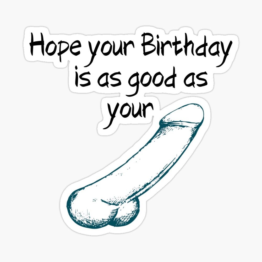 Rude Birthday Card for Him - Funny Wishes for Husband or Boyfriend