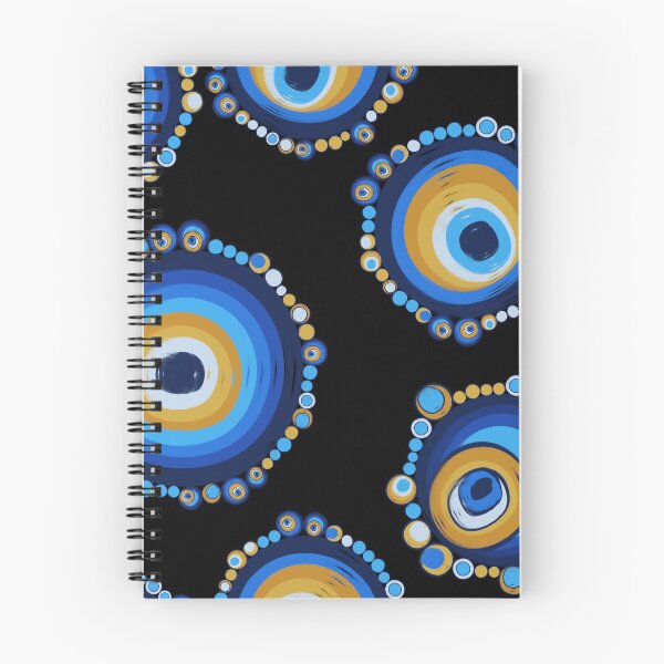 Item preview, Mati Evil Eye Blues Naranjas Dorados designed and sold by Yiorgos Designs.