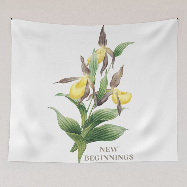 Item preview, New Beginnings Flower Print designed and sold by JoyforU.
