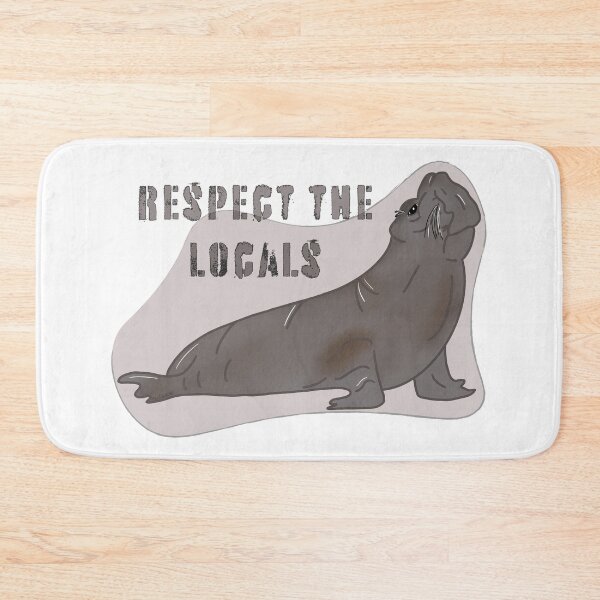Item preview, Respect the Locals - Elephant Seal designed and sold by bellamousse design co.