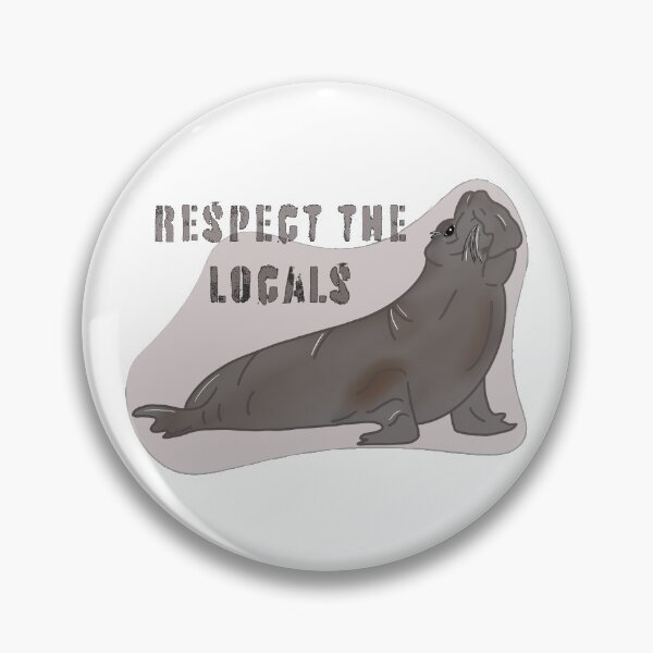 Item preview, Respect the Locals - Elephant Seal designed and sold by bellamousse design co.