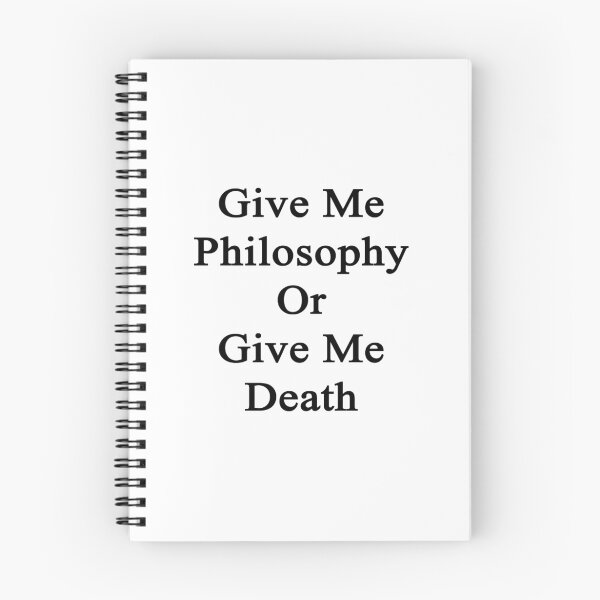 Item preview, Give Me Philosophy Or Give Me Death  designed and sold by supernova23.