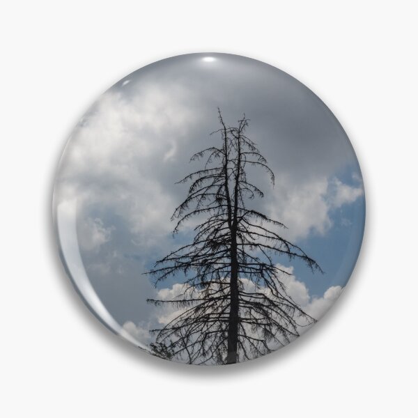Item preview, Dual Treetop - Unique Pine Tree Against Turbulent Clouds designed and sold by Georgia Mizuleva.