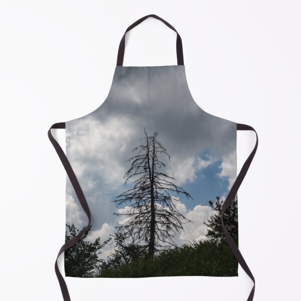 Item preview, Dual Treetop - Unique Pine Tree Against Turbulent Clouds designed and sold by Georgia Mizuleva.