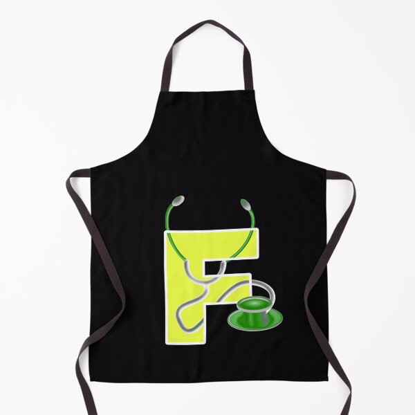 Item preview, md, doctor, letter f, alphabet designed and sold by doctors-apparel.